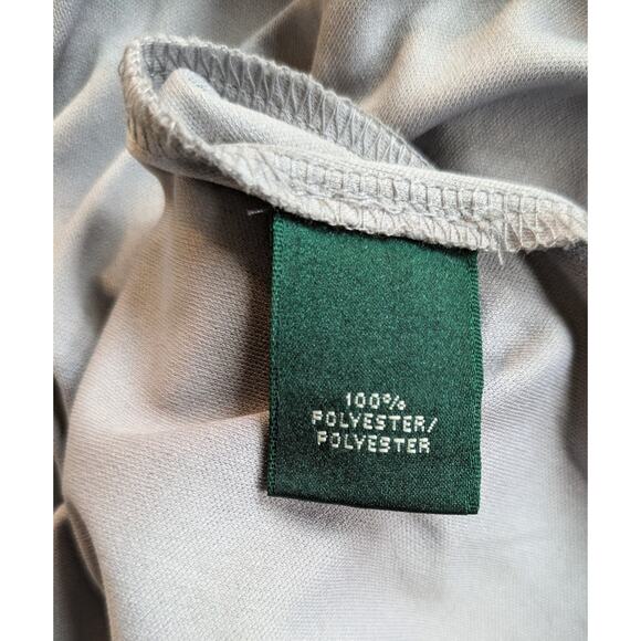 Ralph Lauren Gray Silver Sequin Tulle Evening Sheath Dress Keyhole Back Size 10 - Picture 12 of 12